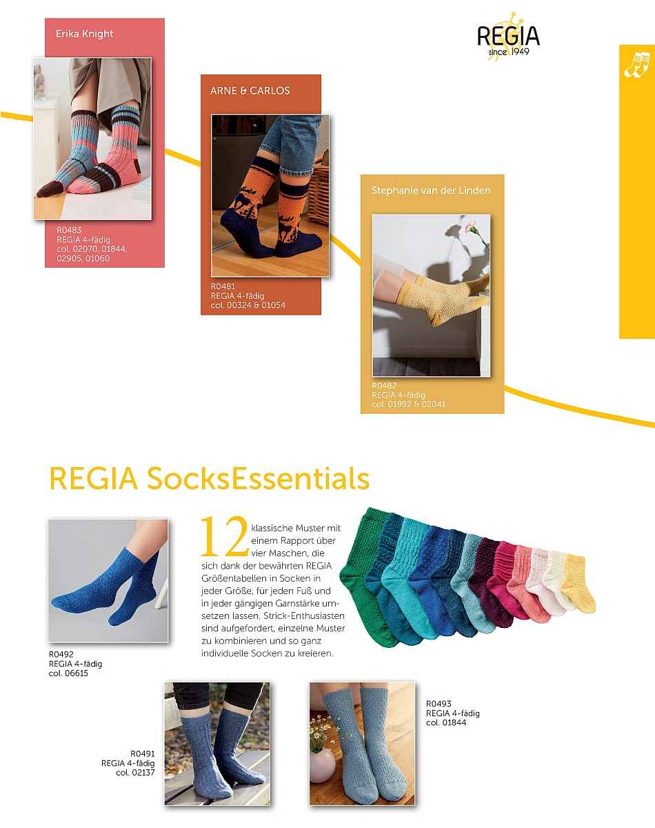 A Socks Love Story Sockenbooklet Regia Farbe 9999