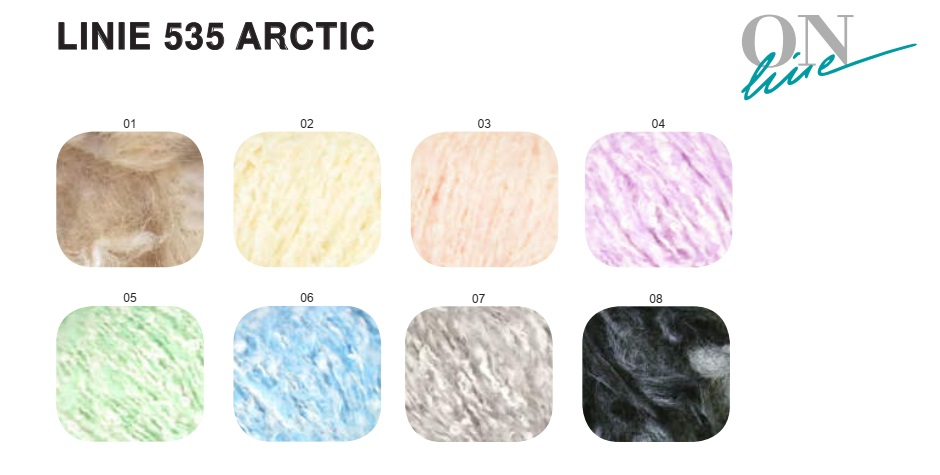 Arctic Linie 535 ONline-Garne Farbe 9998