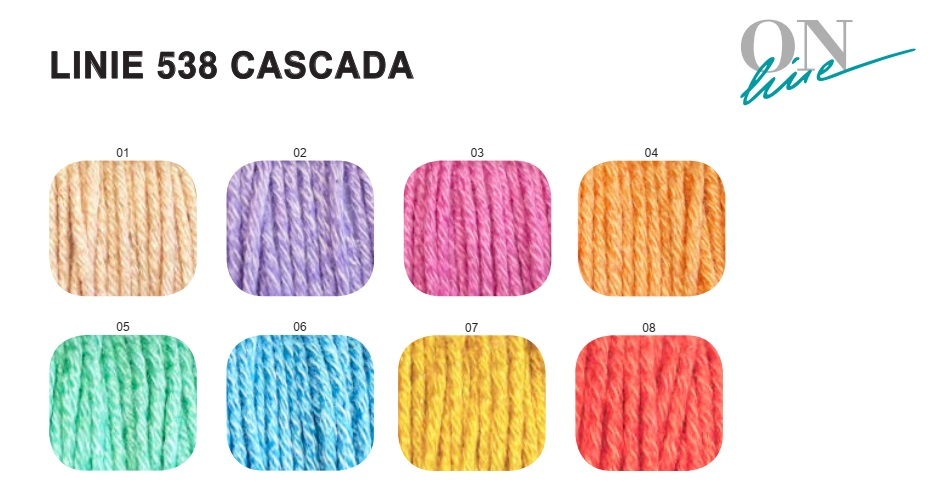 Cascada Linie 538 ONline-Garne Farbe 9998