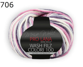 Colori 100 Wash Filz Pro Lana Farbe 706