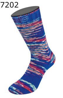 Cool Wool 4 Socks Print Lana Grossa Farbe 202