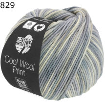 Cool Wool print Lana Grossa Farbe 829