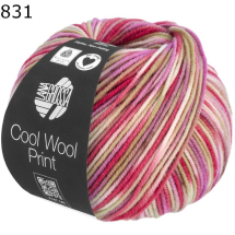 Cool Wool print Lana Grossa Farbe 831