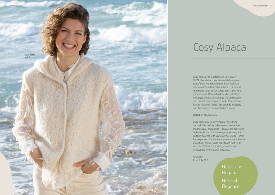 Cosy Alpaca Austermann Farbe 9998