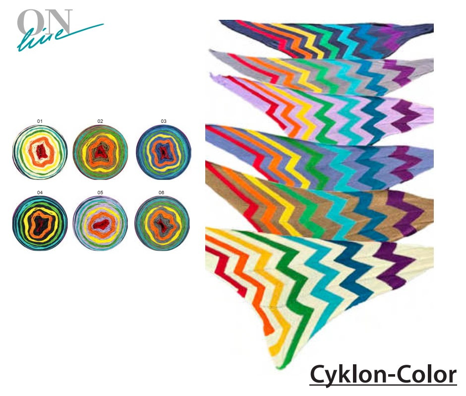 Cyklon Color ONline-Garne Farbe 9999