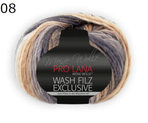 Exclusice Wash Filz Pro Lana Farbe 8
