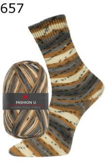 Fashion U 4f Golden Socks Pro Lana Farbe 657
