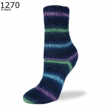 Flotte Socke Blue 6-fach Rellana Farbe 270