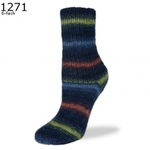 Flotte Socke Blue 6-fach Rellana Farbe 271