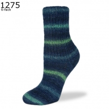 Flotte Socke Blue 6-fach Rellana Farbe 275