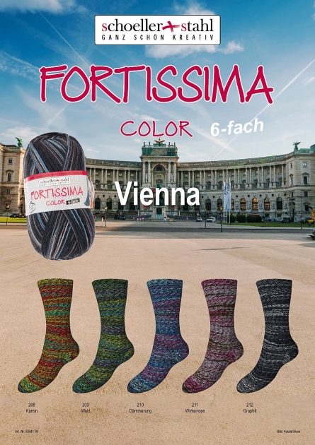 Fortissima Vienna Color Schoeller Stahl