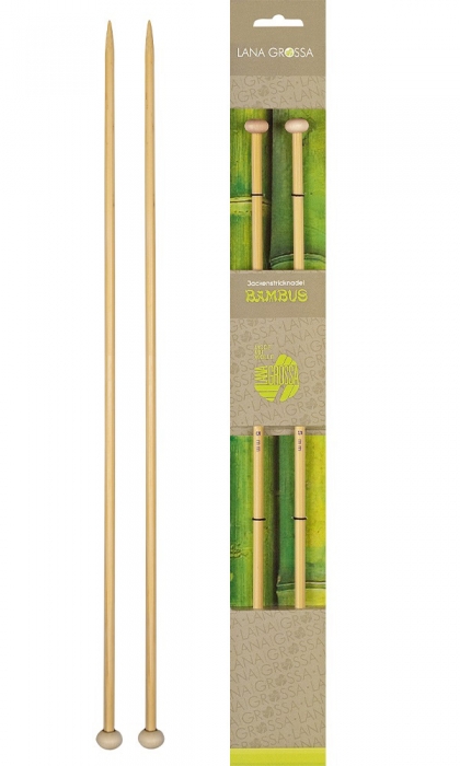 Jackenstricknadeln Bambus 33cm Lana Grossa