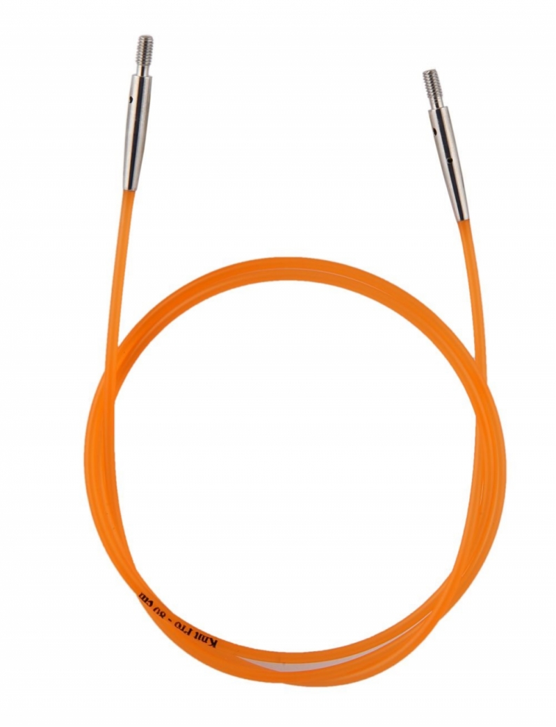 KnitPro Nadelseil orange 80cm 3