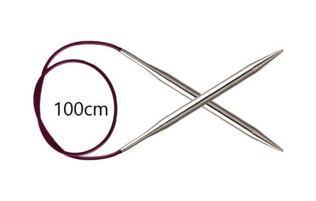 KnitPro Nova Metall Rundnadel 100cm