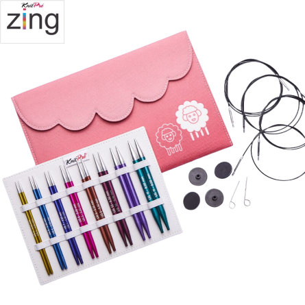 KnitPro Zing Nadelspitzen Set Deluxe