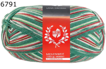 Meilenweit 100 Lana Grossa Christmas Farbe 791