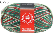 Meilenweit 100 Lana Grossa Christmas Farbe 795