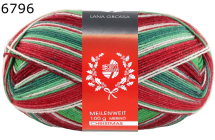 Meilenweit 100 Lana Grossa Christmas Farbe 796