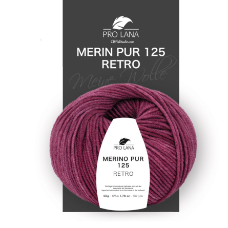 Merino Pur 125 Retro Pro Lana