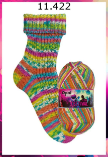 Opal Festival Sockenwolle Farbe 422