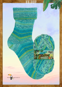 Opal Regenwald 19 Sockenwolle 4f Farbe 337