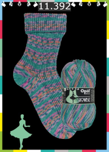 Opal Showbiz Sockenwolle Farbe 392