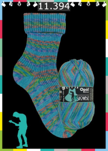 Opal Showbiz Sockenwolle Farbe 394