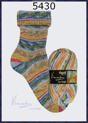 Opal Vincent Van Gogh Sockenwolle Farbe 430