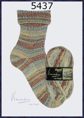 Opal Vincent Van Gogh Sockenwolle Farbe 437