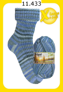 Opal XLarge Wintersonne Sockenwolle 8f Farbe 433