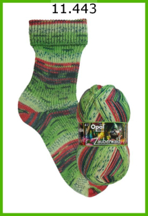 Opal Zauberwald Sockenwolle Farbe 443
