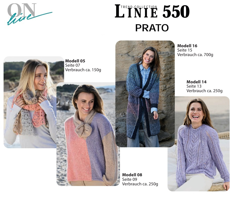 Prato Linie 550 ONline-Garne Farbe 9998