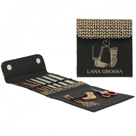 Sockennadel DELUXE SET Edelstahl Lana Grossa