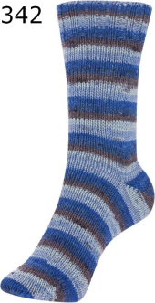 Sockina Classic Stripes Schoeller Stahl Farbe 342