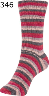 Sockina Classic Stripes Schoeller Stahl Farbe 346