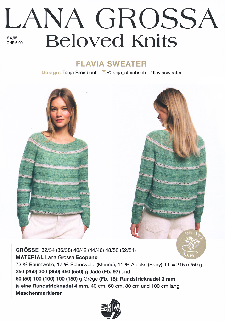 Strickanleitung Lana Grossa Flavia Sweater 3