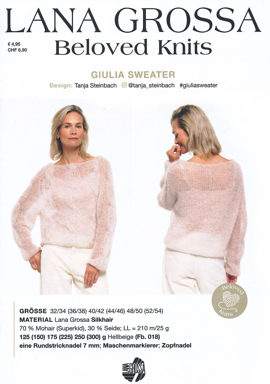Strickanleitung Lana Grossa Giulia Sweater 3