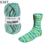 Super Soxx Color 4-fach Lang Yarns Farbe 387