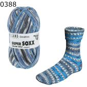 Super Soxx Color 4-fach Lang Yarns Farbe 388