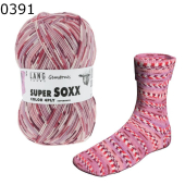Super Soxx Color 4-fach Lang Yarns Farbe 391
