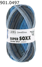 Super Soxx Comet Lang Yarns Farbe 497