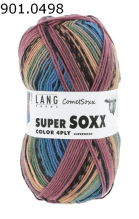 Super Soxx Comet Lang Yarns Farbe 498