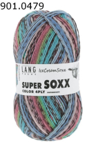 Super Soxx Ice Cream Lang Yarns Farbe 479