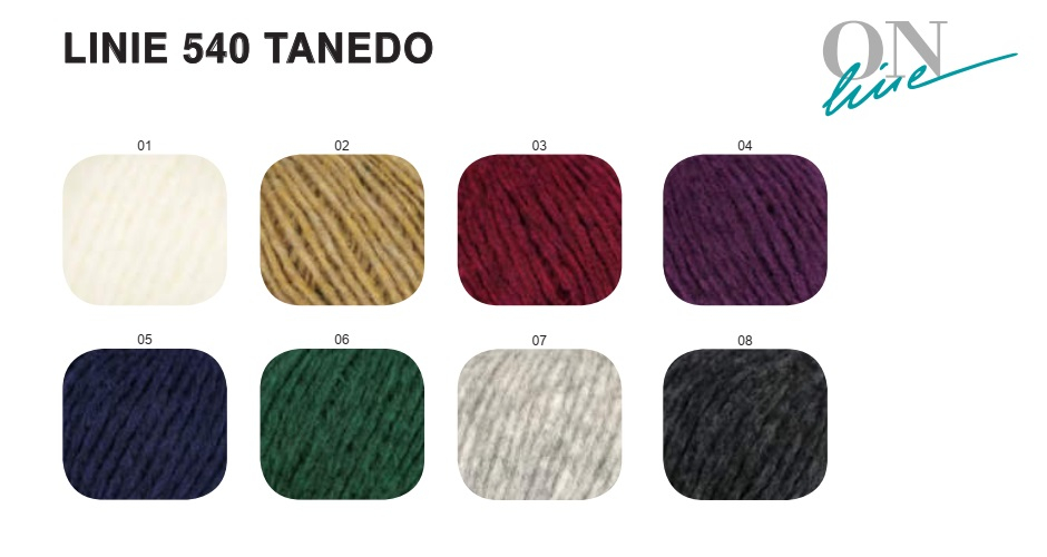 Tanedo Linie 540 ONline-Garne Farbe 9998