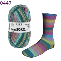 Twin Soxx 8-fach Lang Yarns Farbe 447