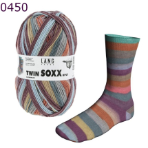 Twin Soxx 8-fach Lang Yarns Farbe 450
