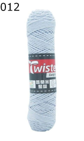 Twister Curly uni Farbe 12