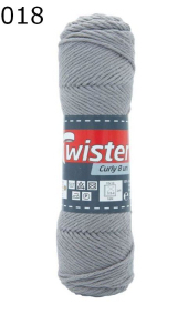 Twister Curly uni Farbe 18