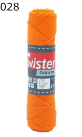 Twister Curly uni Farbe 28