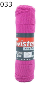 Twister Curly uni Farbe 33